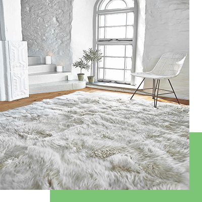 sheepskin rug